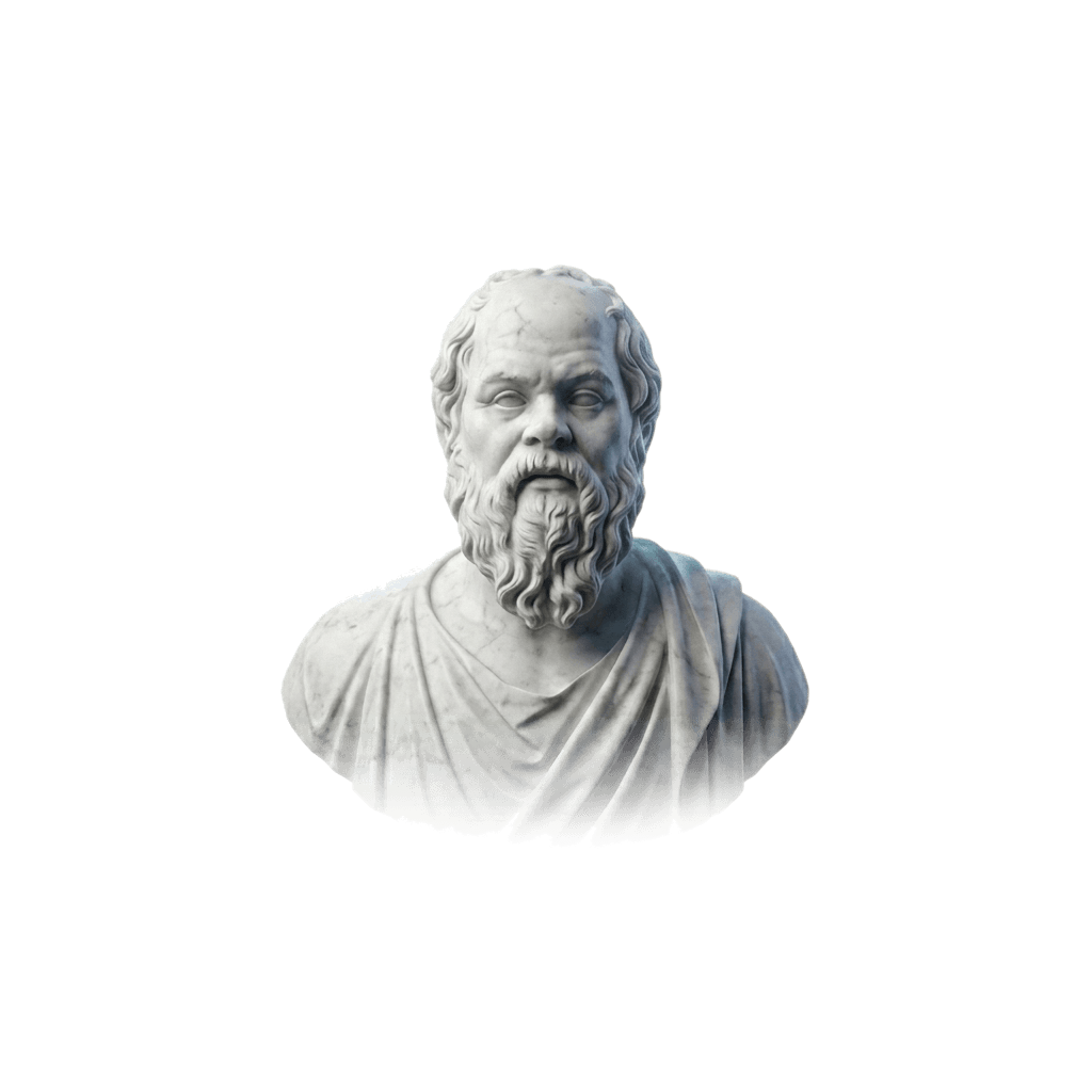 Socrates Statue Bust